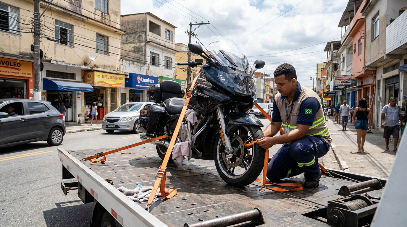 Remoção de Moto em Pane em Mogi das Cruzes‑SP